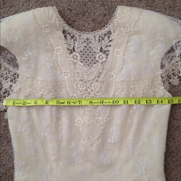 SCOTT MCCLINTOCK Vintage Wedding Dress Size 4 White - Picture 5 of 16